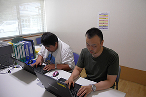 履歴書を作成しています。初めての方でも大丈夫！